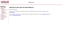 Desktop Screenshot of lesliesoftware.com